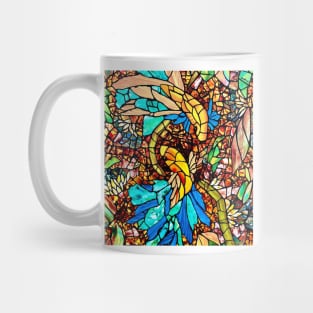 Playful Fish Mosaic Mug